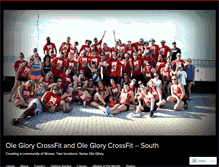 Tablet Screenshot of oleglorycrossfit.com